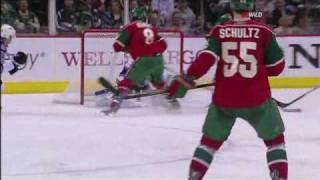 Brett Burns Nice Goal vs Kings 3/29/2010