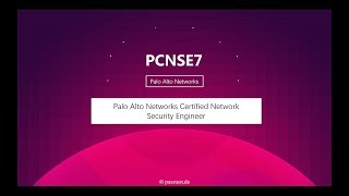 passtest.de! PCNSE7 Palo Alto Networks Certified Network Security Engineer