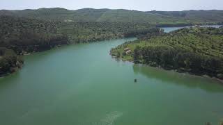 Il lago di Santa  Rosalia  negli Iblei