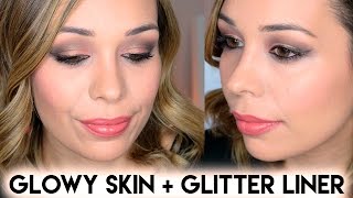 Piel Perfecta con Productos en Crema + Delineado Glitter