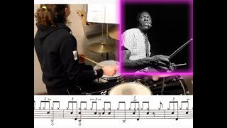 ELVIN JONES - All or Nothing at all (John Coltrane) [John Riley - Beyond Bop Drumming]