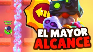 🏹¡DE ESQUINA A ESQUINA! FORMAS EPICAS y ABSURDAS de 🌀AUMENTAR TU ALCANCE🌀 en BRAWL STARS🌟