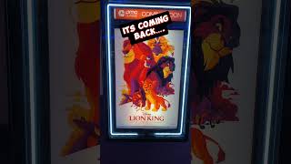 THE LION KING IS COMING BACK TO MOVIE THEATERS ! #DISNEY #THELIONKING #SHORTS #THEBOATFIELDS