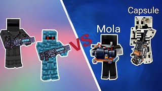 Agent Shadow and 321 KILL VS Mola and CapSule! - Pixel Gun 3D