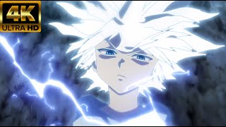 Killua Godspeed Transformation 4K - Hunter x Hunter 119