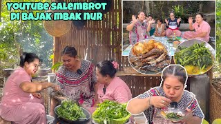 PERDANA MBAK NUR NGEVLOG‼️masak sayur kangkung sendirian ‼️