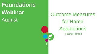 Foundations Webinar August 2020 Outcome Measures