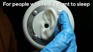 ASMR Ear Massage with Oil × Nitrile Rubber Gloves / 3Dio (No Talking)