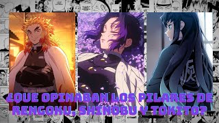 Qué opinaban los pilares de #rengoku #shinobu y #tokito ?  #demonslayer #kimetsunoyaiba #anime