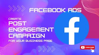 How to create Facebook Engagement Ads | Ads Manager