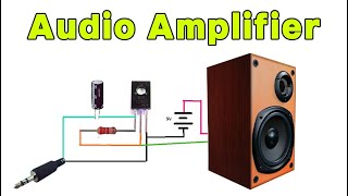 how to make amplifier with 13003 transistor | Electronic Project