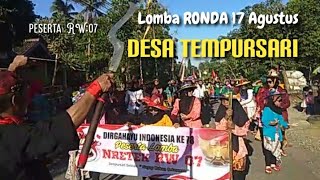 Lomba Ronda tingkat RW se Desa Tempursari Kecamatan Donomulyo peserta Rw:07