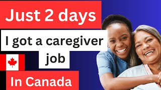 How to Get a Caregiver Job in Canada |PATHWAY to Permanent Residency In Canada