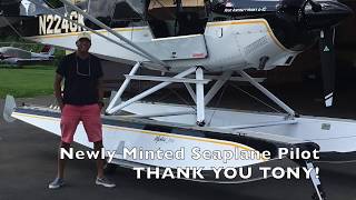 Sport Flying of CT! Aviat Husky Seaplane Rating!