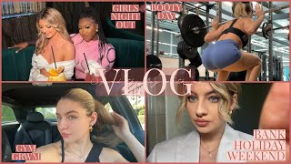 SPEND THE DAY WITH ME | GIRLS NIGHT OUT, GYM GRWM & BOOTY + LEG WORKOUT