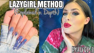 ❄️LazyGirl Method Explained in Depth for Beginners (ROUND #3) Reviewing Ohuhu Polygel 12 Color Kit!