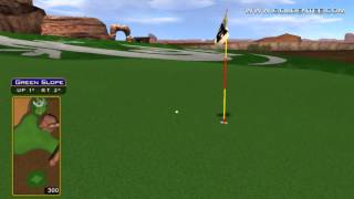 Golden Tee Great Shot on Monument Valley!