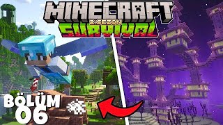 Devasa END City Yağması!! ve Özgürce Uçmanın Mutluluğu!!┇Minecraft 1.20 Survival(6)