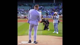 Conor McGregor First Pitch | Throws The Ball To The Moon! ☄️