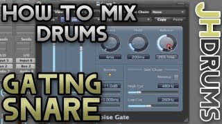 Gating Snare Drum - How To Mix Drums (Part 8) | by JHDrums