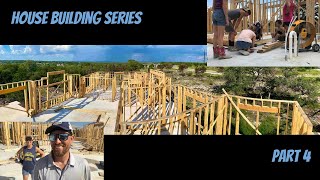 House Framing Timelapse: Garage And Living Space Walls