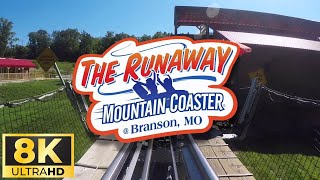 POV of Runaway Mountain Coaster (Branson, Missouri) - 8K Alpine Coaster POV Video