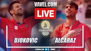 Novak Djokovic vs Carlos Alcaraz, Paris 2024 Olympics tennis gold medal match