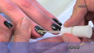 Tutoriel Nail Art pour le reveillon du jour de l'an - Ongles en Gel | nded.fr