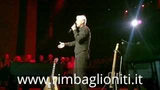 Claudio Baglioni, Dieci Dita 3, Milano, Teatro degli Arcimboldi, 3 gennaio 2014, CON VOI