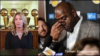 Jeanie Buss REACTS To Magic Johnson Stepping Down As Lakers President Of Basketball