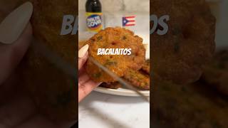 VIRAL Bacalaitos Recipe 🔥 #puertoricanfood #caribbeanfood