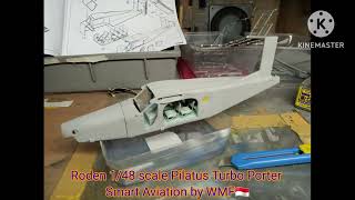 Roden 1/48 scale Pilatus Turbo Porter Smart Aviation by WMF🇮🇩