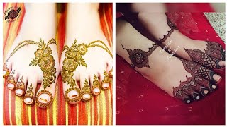 stylish and lovely feet mehndi designs #hennamehndidesign