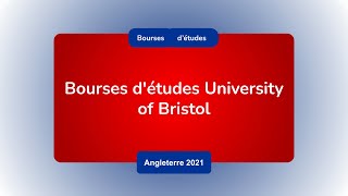 Bourses d’études University of Bristol en Angleterre 2021-2022 / entièrement financé