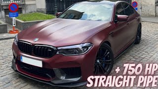 M5 1 OF 400 IN THE WORLD 😱 STAGE 2 +750HP +FULL STRAIGHT PIPE - C’EST UN AVION DE CHASSE 🚀