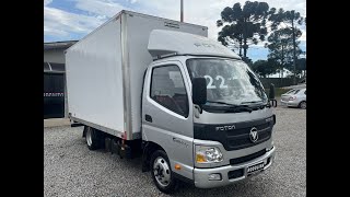 Caminhão Foton Aumark 3.5 14 DT ano 2021/22 Prata Baú Furgão