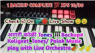 सध्या 1 Backup पुर्ण झाला आहे ( 23_आज Show la 🤓 Tones🎹 Checking✅ आहे  Outputs depth