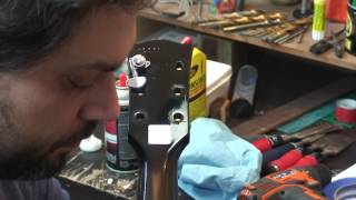 Removing Gibson G FORCE: Grover 502C Locking 18:1 Tuners Installed