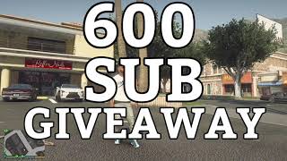 600 SUB GIVEAWAY