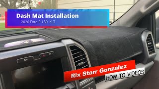 How To Video - Dash Mat Installation - 2020 Ford F-150 XLT 4X4 Upgrade and Gadgets # 9