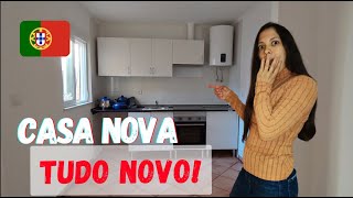 Nossa Casa Nova Ficou Pronta + Tour do T1 Novinho em Portugal