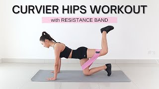 25 MIN Resistance Band Hip Workout | Get Rid of Hip Dips