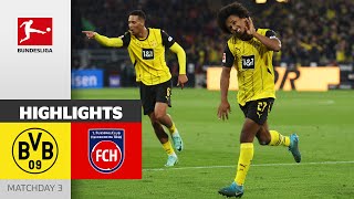 Dortmund Ranks #1! | Borussia Dortmund - 1. FC Heidenheim 1846 4-2 | Highlights | MD 3 – 2024/25