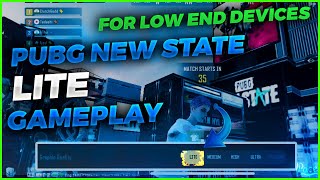 Pubg newstate lite Gameplay 🔥 | Low end Graphics | samsung a3 a5 a6 a7 j2 j5 j7 s5 s6 s7 s9 a10 a20