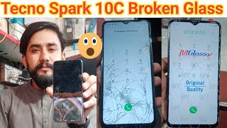 Tecno Spark 10C Touch glass change || Spark 10c first glass replace || How to Change Broken Glass