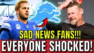 SAD OCCURMENT! JARED GOFF RECEIVES URGENT UPDATE! DETROIT LIONS NEWS