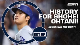 HISTORY FOR SHOHEI OHTANI 😤 Is he becoming the GOAT? 🐐 | Get Up