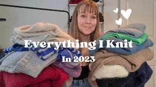 Everything I Knit In 2023 // Trying On & Reviewing My Knits