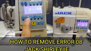 How to remove error 08 of jack shirley iie sewing machine in urdu & hindi by gm electronics tech