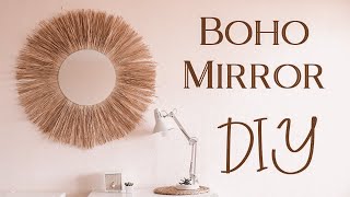 👑 Beautiful Wall Mirror | Boho Mirror (DIY) 👑